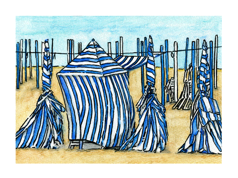 Windy day at the beach - Estudio de arte Pasaiarte, estudio pasaiarte, Donosti, 