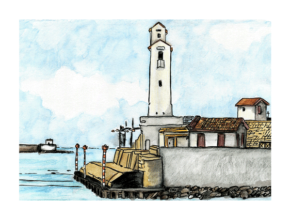 Saint Jean de Luz lighthouse (2) - Estudio de arte Pasaiarte, estudio pasaiarte, Donosti, 