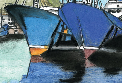 Fishing boats - Estudio de arte Pasaiarte, estudio pasaiarte, Donosti, 